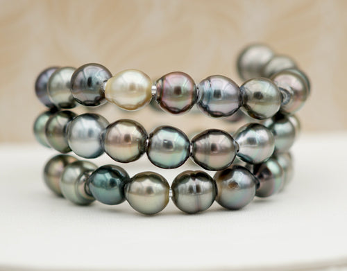 Collection Bora bora bracelet de 46 perles multicolores