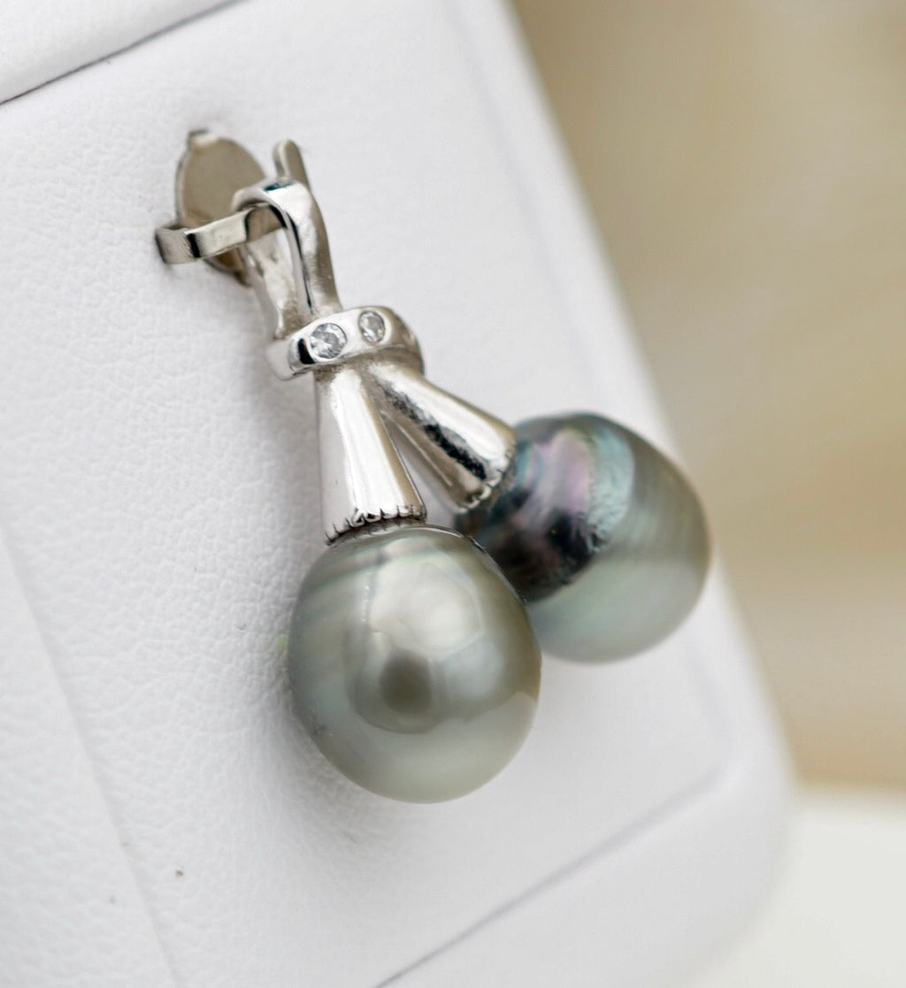 Collection Gambier 2 perles baroques montées sur argent