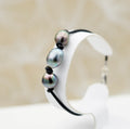 Collection Tupai - 3 perles baroques sur cordon en cuir