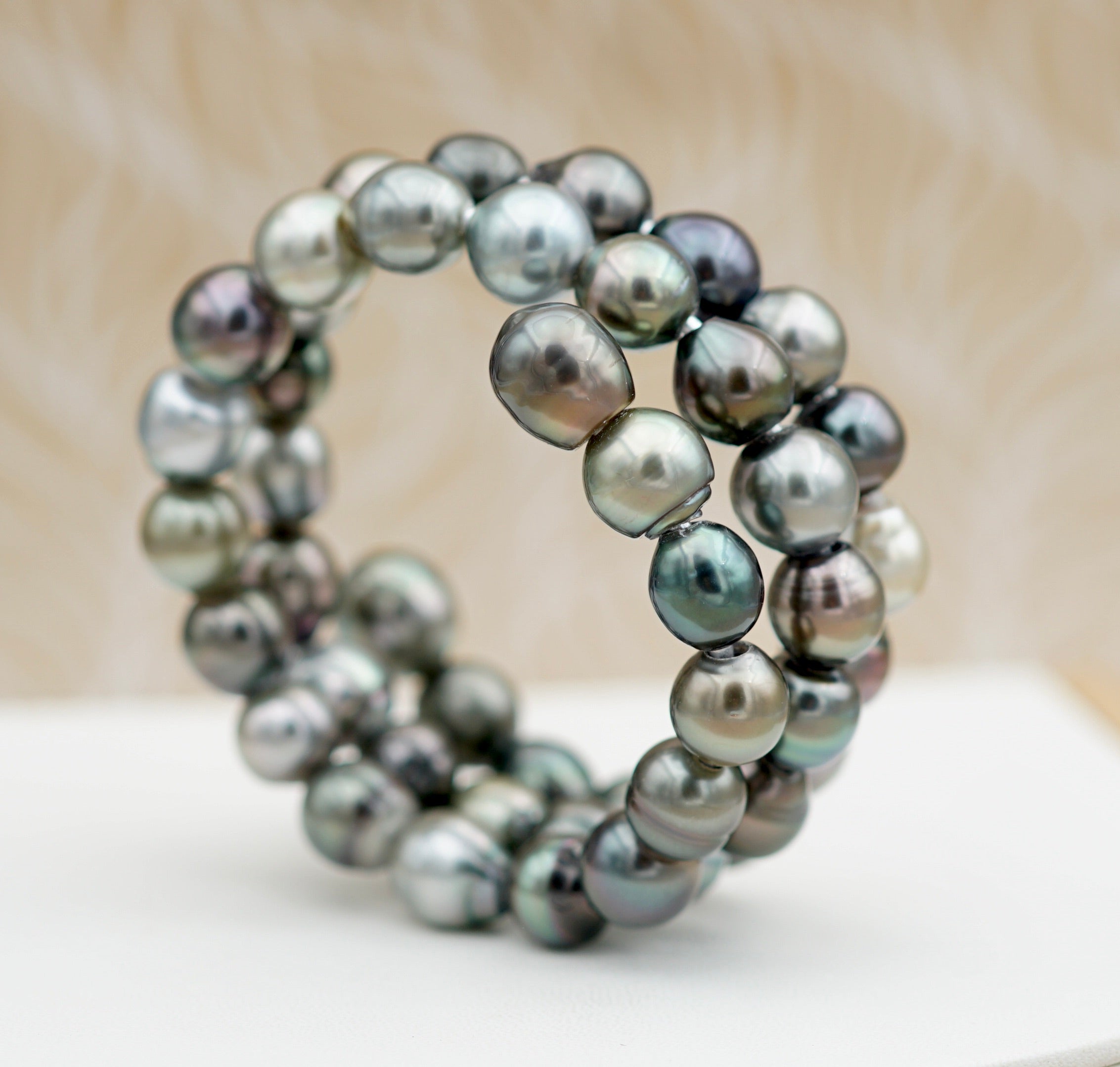 Collection Bora bora bracelet de 46 perles multicolores