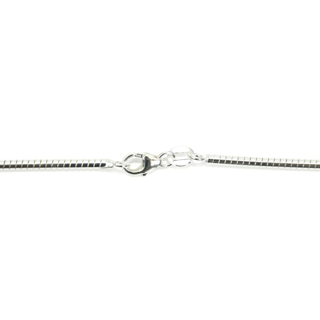 Collier maille oméga 1mm Argent 925 de 40cm