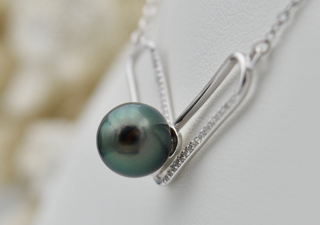 Collection Uru splendide perle montée sur argent 925mm