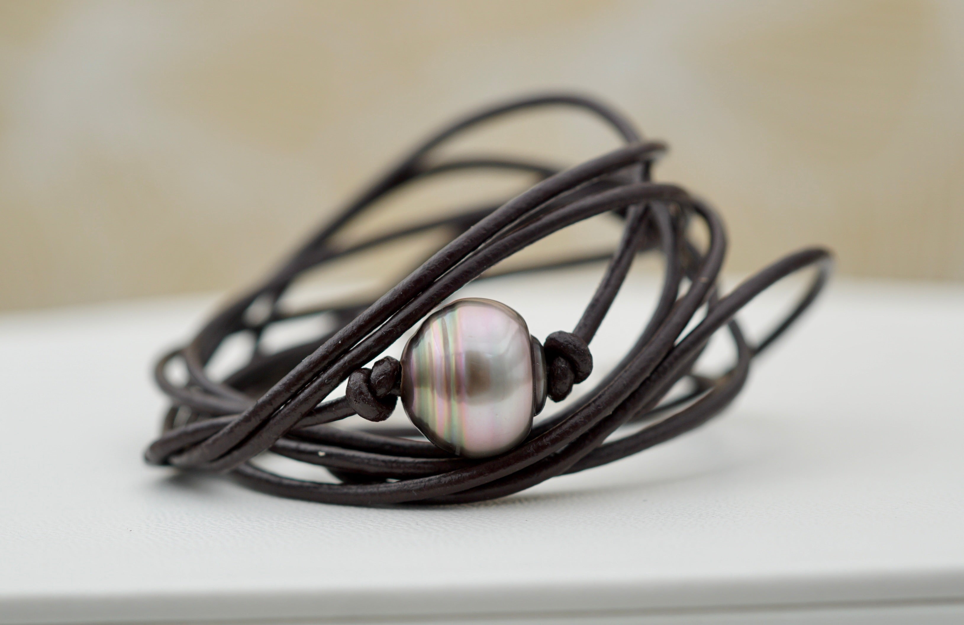 Collection Heiva perle cerclée de 12mm