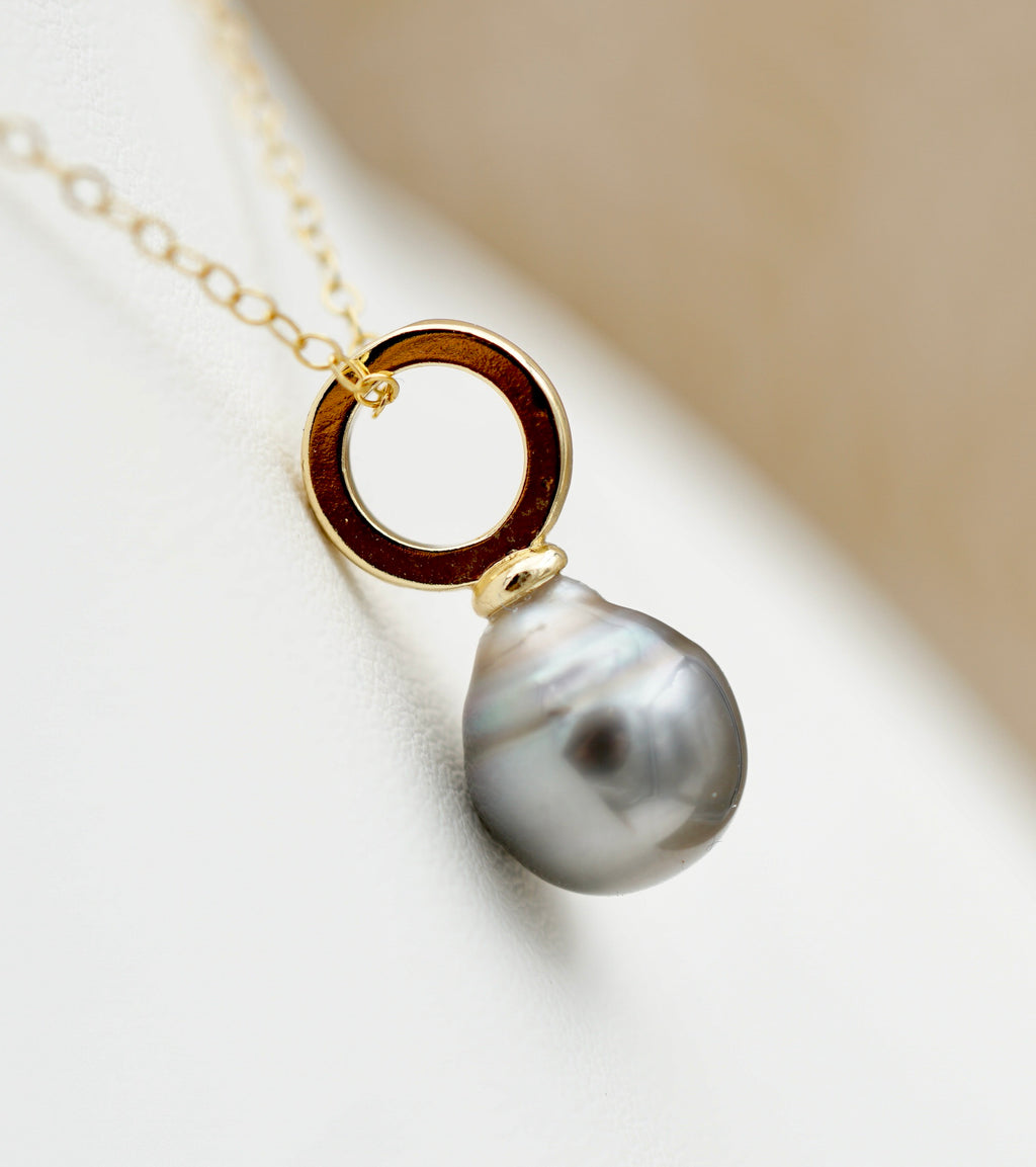 Rikitea perle cerclée de 9mm