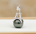 Collection Paris perle de 11.2mm sur argent