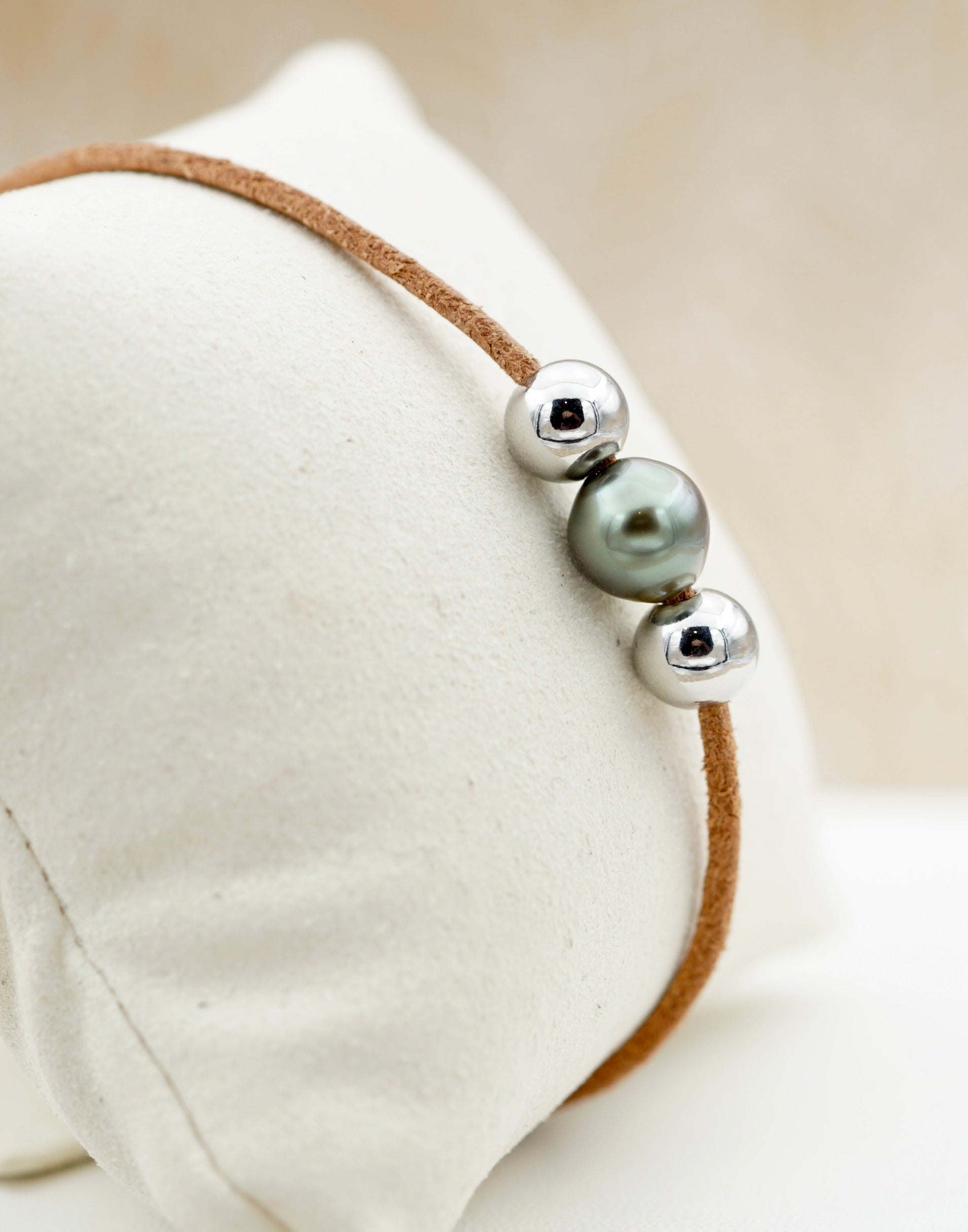 Bracelet Honolua perle baroque de 8.9mm
