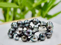Collection Bora-Bora / 24 perles sur cuir