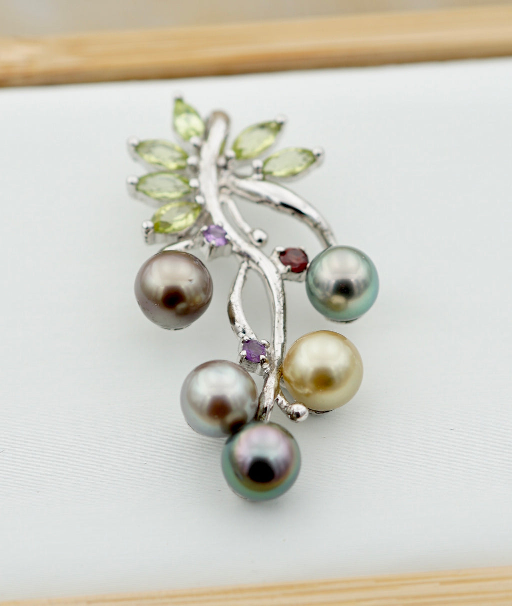 Collection Raiteva 5 perles rondes et pierres