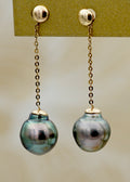 Collection Tuahine perles cerclées de 8.9mm sur Or 9k