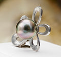 Collection Tiare perle de 8.7mm sur argent