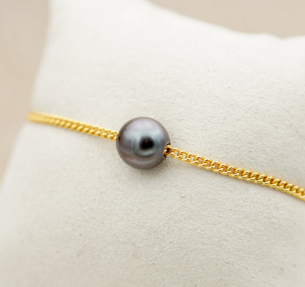 Tamure perle ronde de 9.7mm