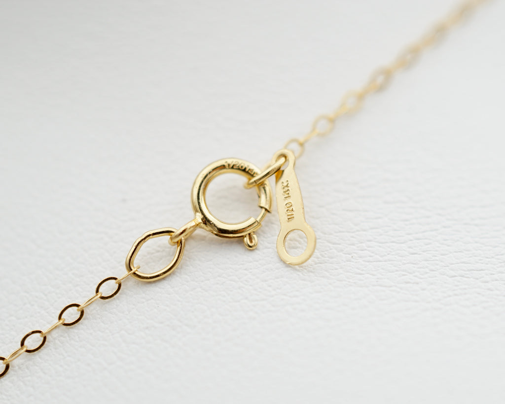 Papenoo perle cerclée sur gold filled