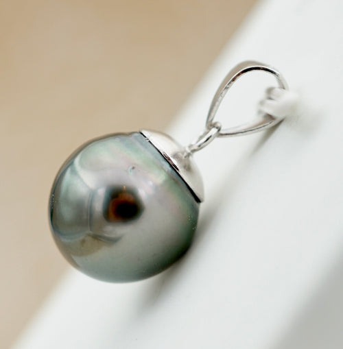 Collection Fenua perle cerclée de 12.6mm
