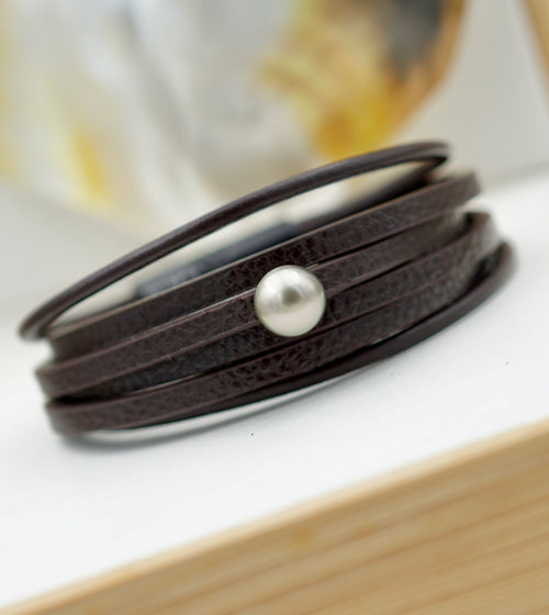 Collection hamuta perle semi ronde de 9.7mm
