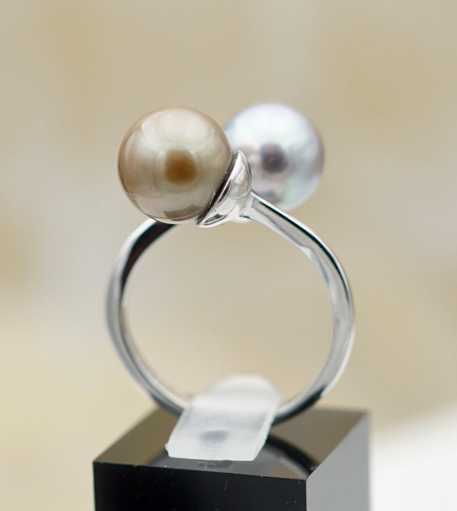 Collection Maupiti perles rondes gold et silver
