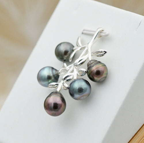 Collection Aorai pendentif aux perles multicolores