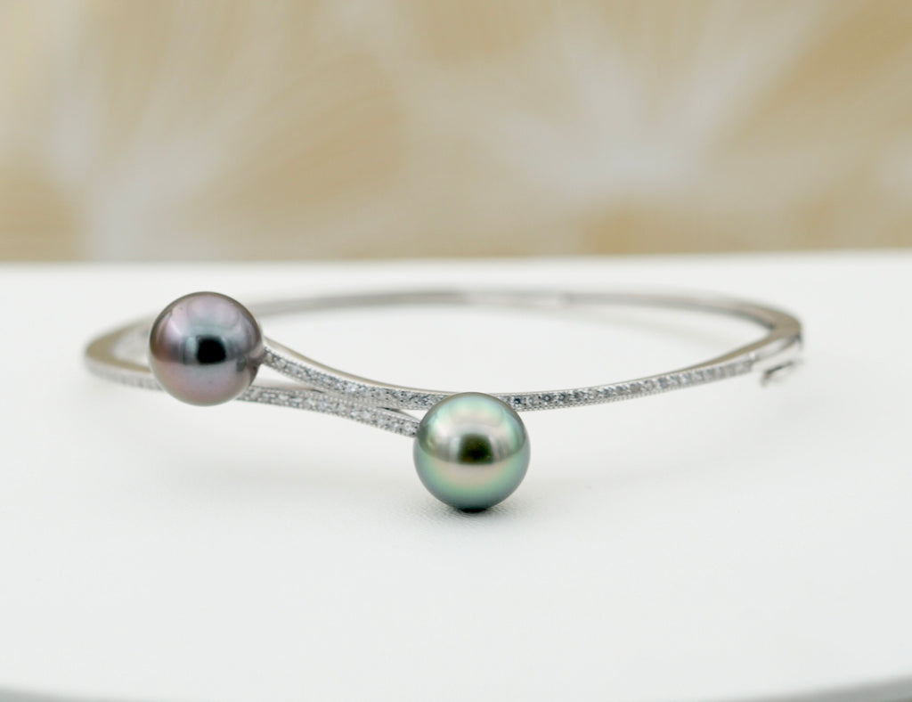 Collection Tevahine perles ronde de 9.7mm