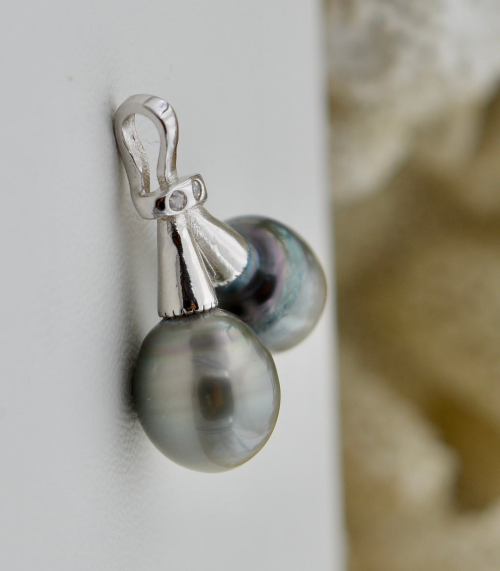 Collection Gambier 2 perles baroques montées sur argent