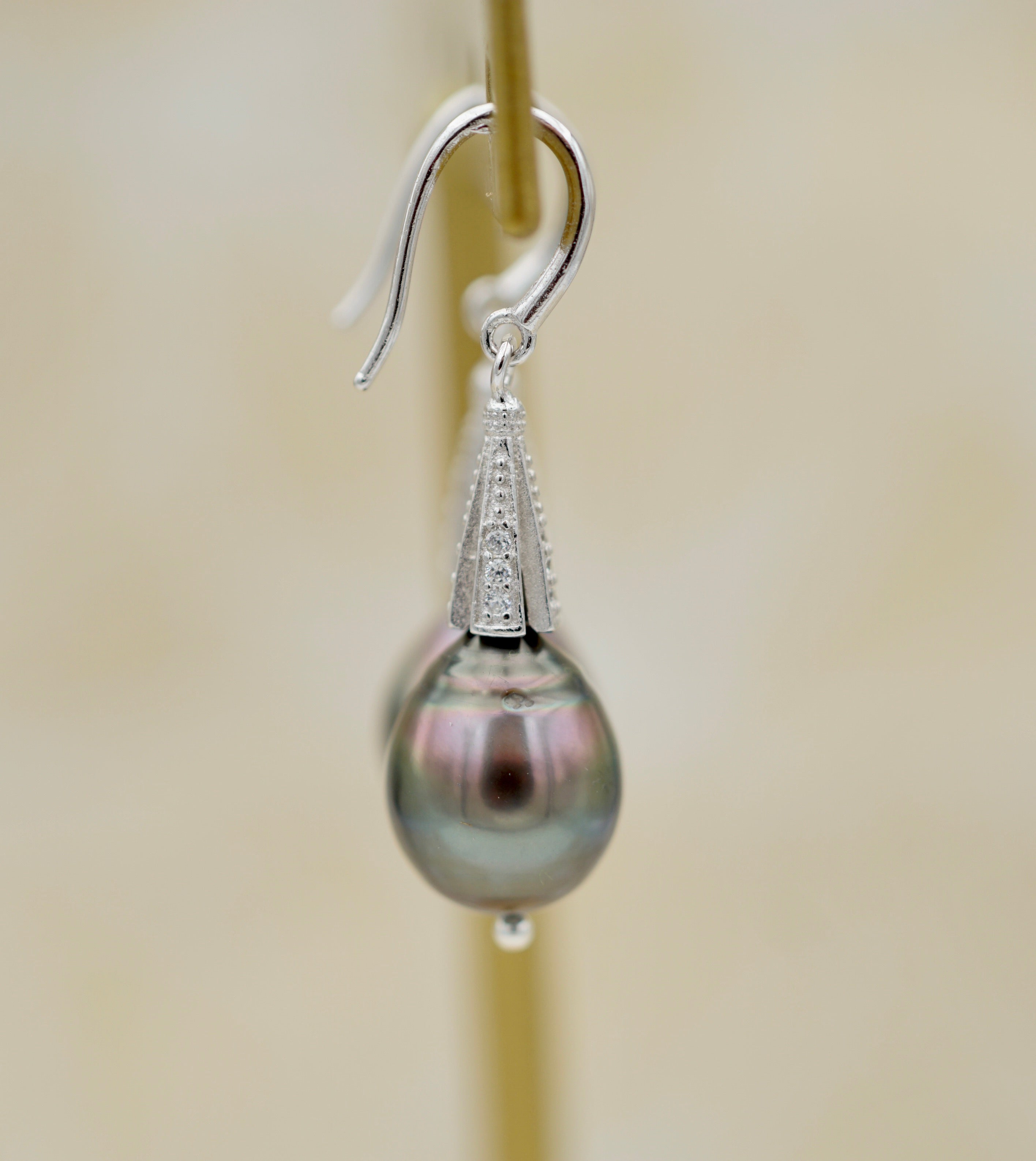 Collection Rurutu perles cerclées de 10.2mm