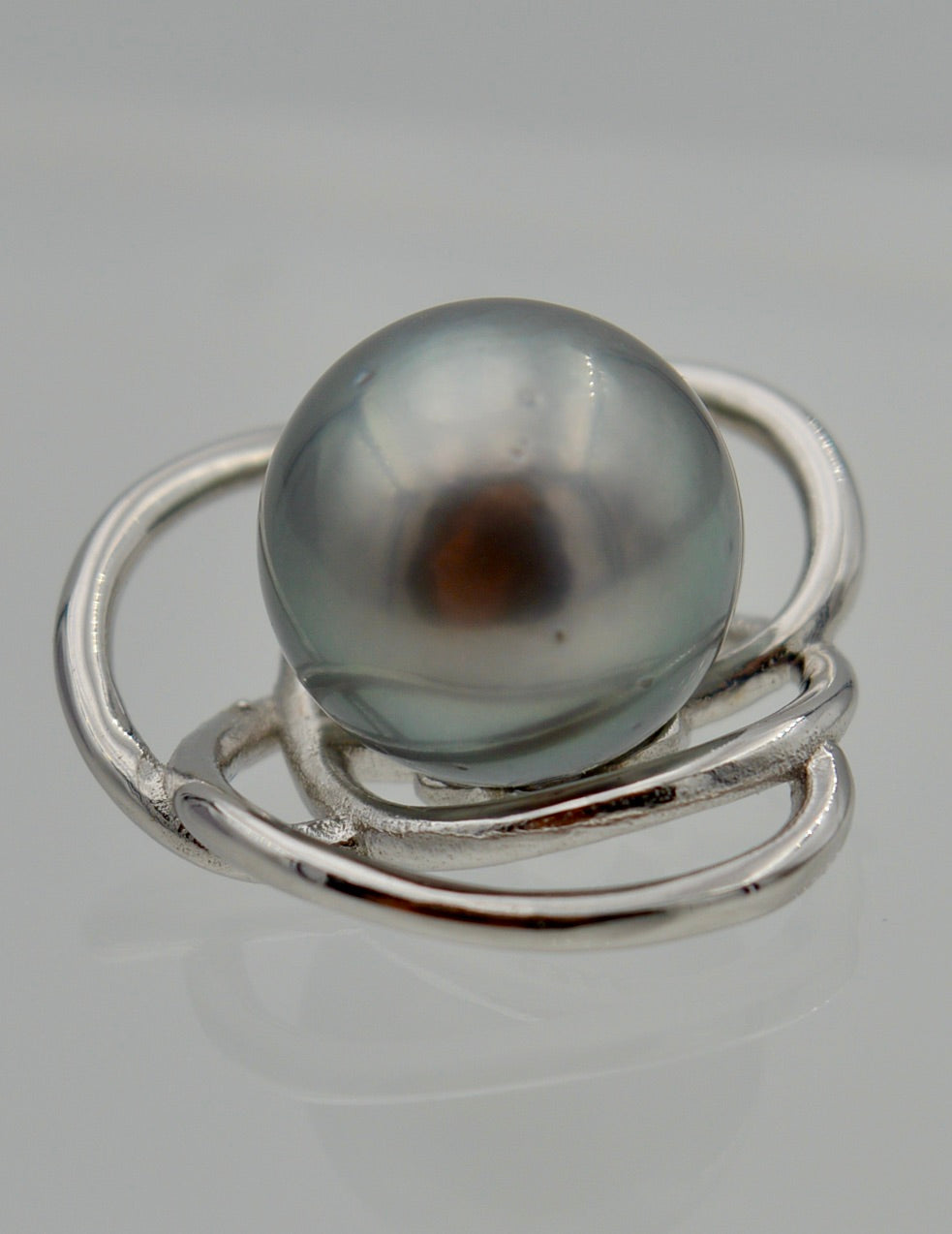Collection Hanihei splendide perle grise de 11.3mm
