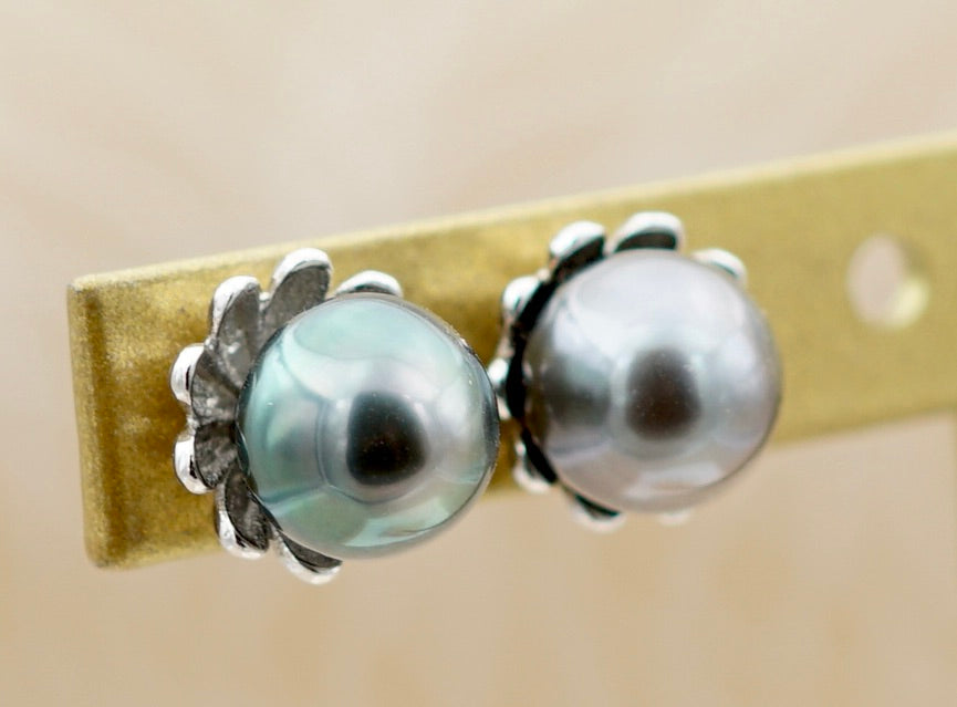 Collection Meka perles semi rondes de de 9.1mm