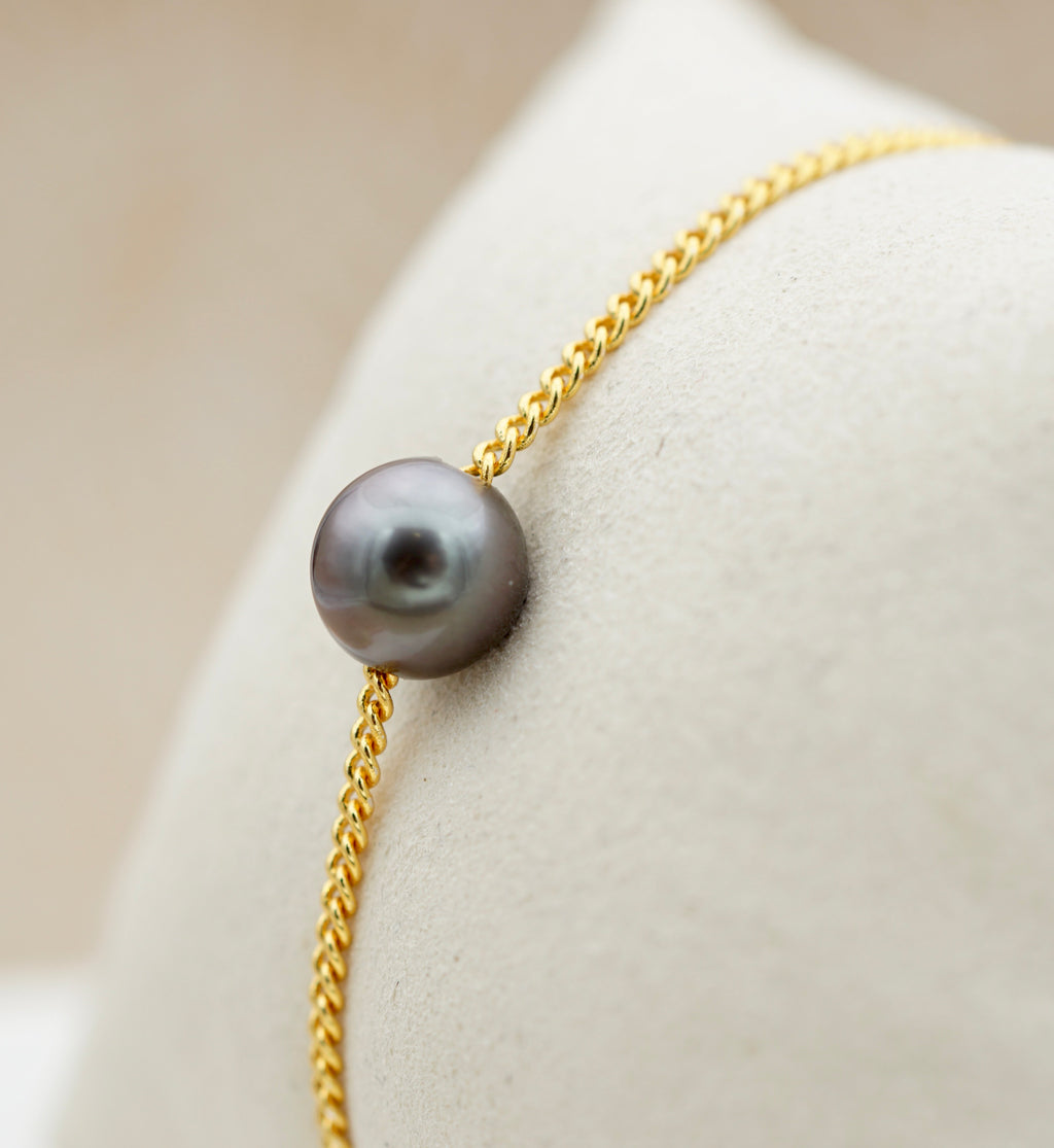 Tamure perle ronde de 9.7mm