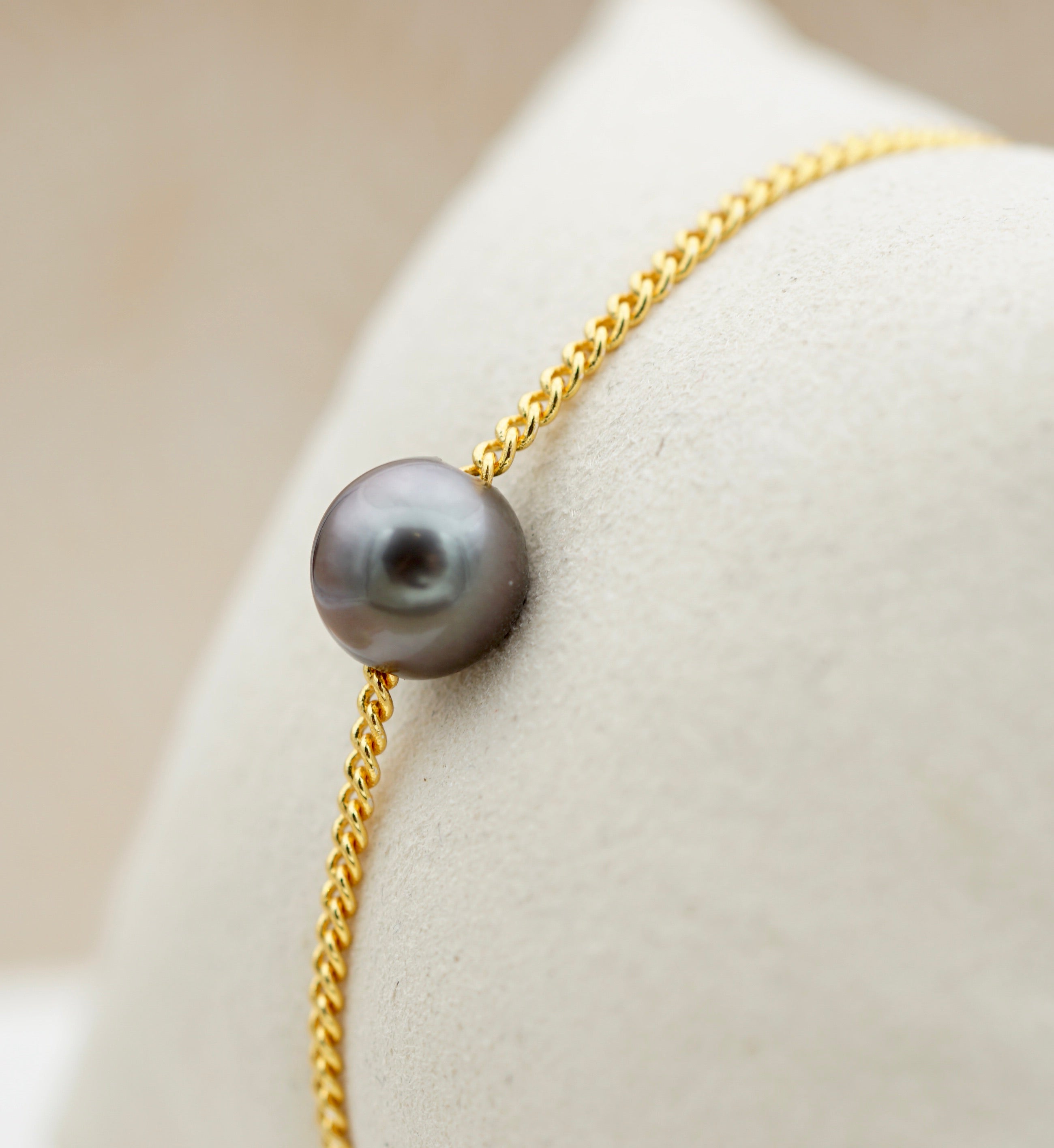 Tamure perle ronde de 9.7mm