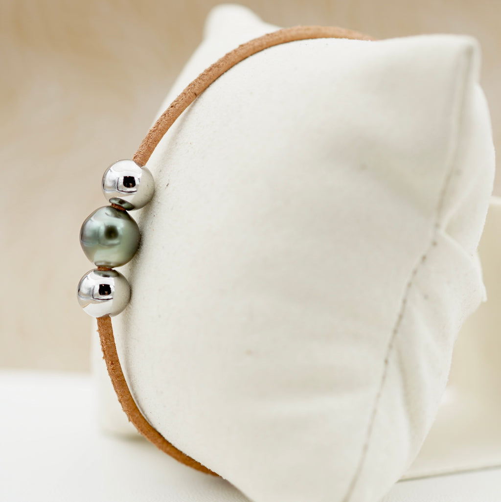 Bracelet Honolua perle baroque de 8.9mm