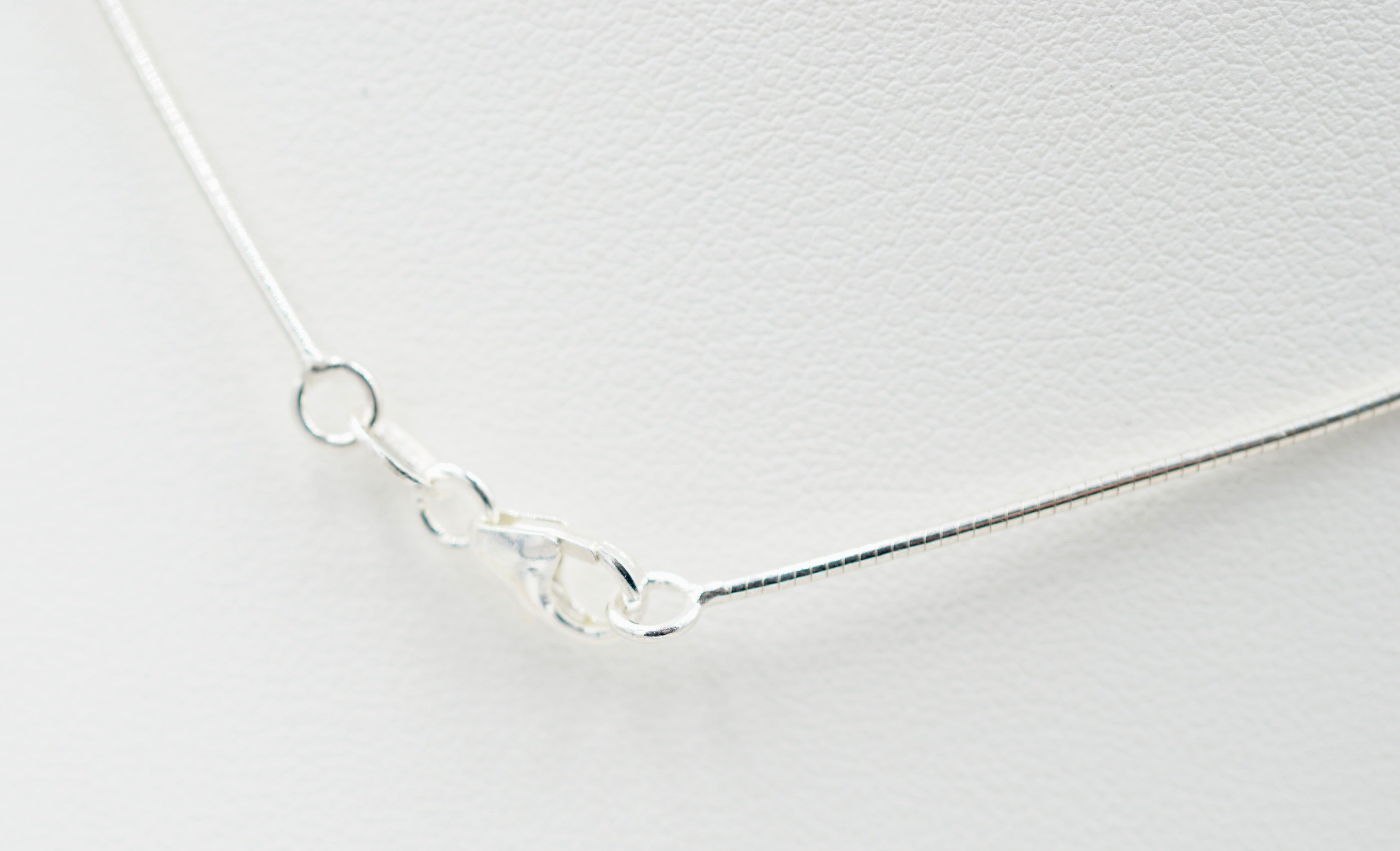Collier maille oméga 1mm Argent 925 de 40cm