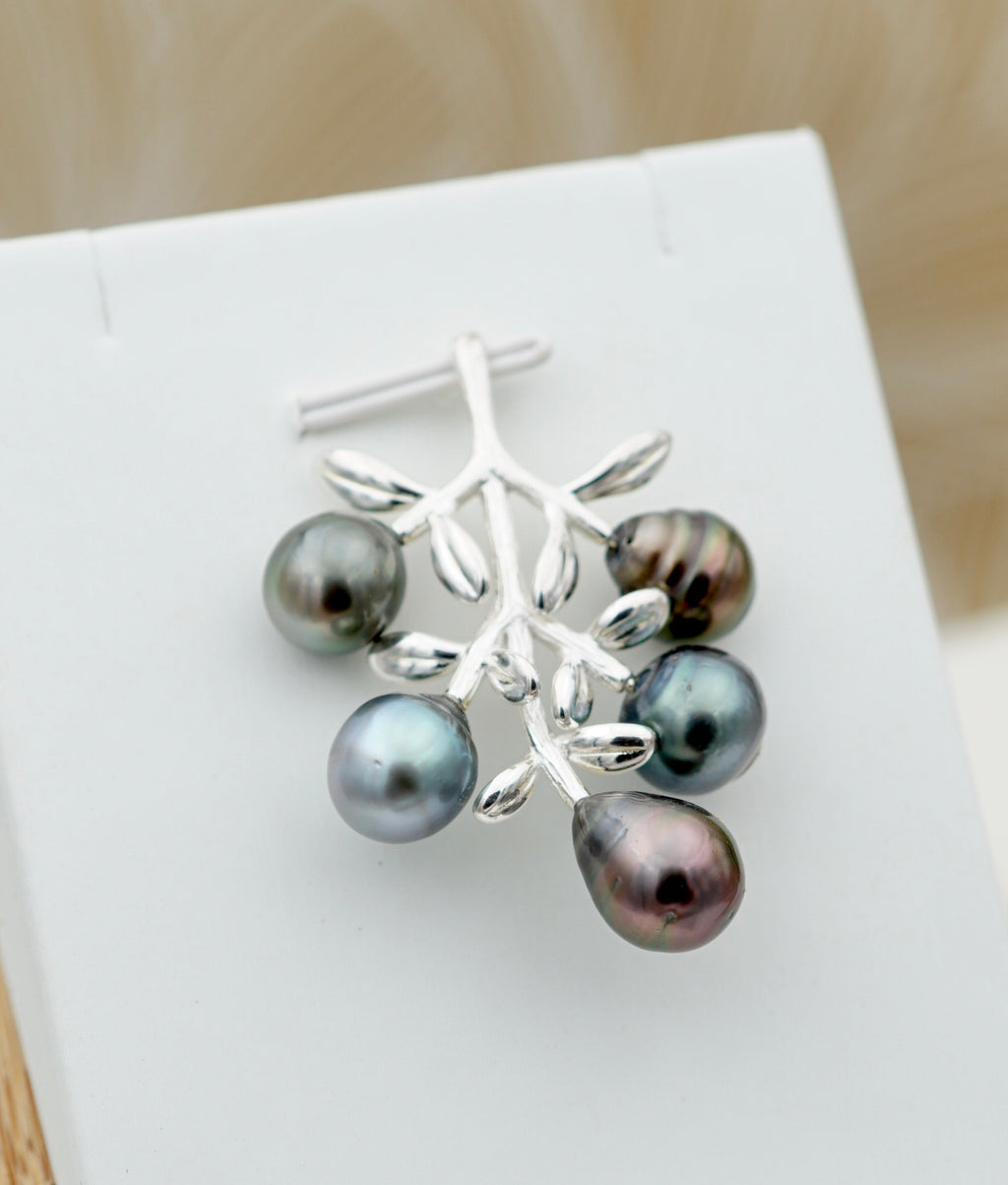 Collection Aorai pendentif aux perles multicolores