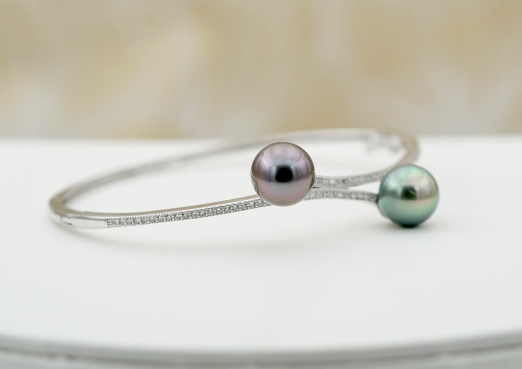 Collection Tevahine perles ronde de 9.7mm