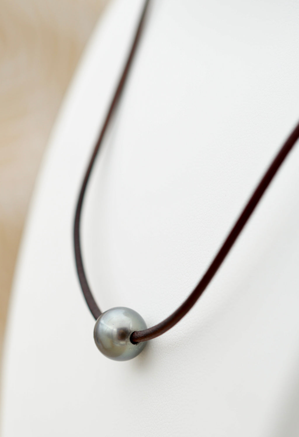 Collier Rikitea perle ronde de 9.6mm