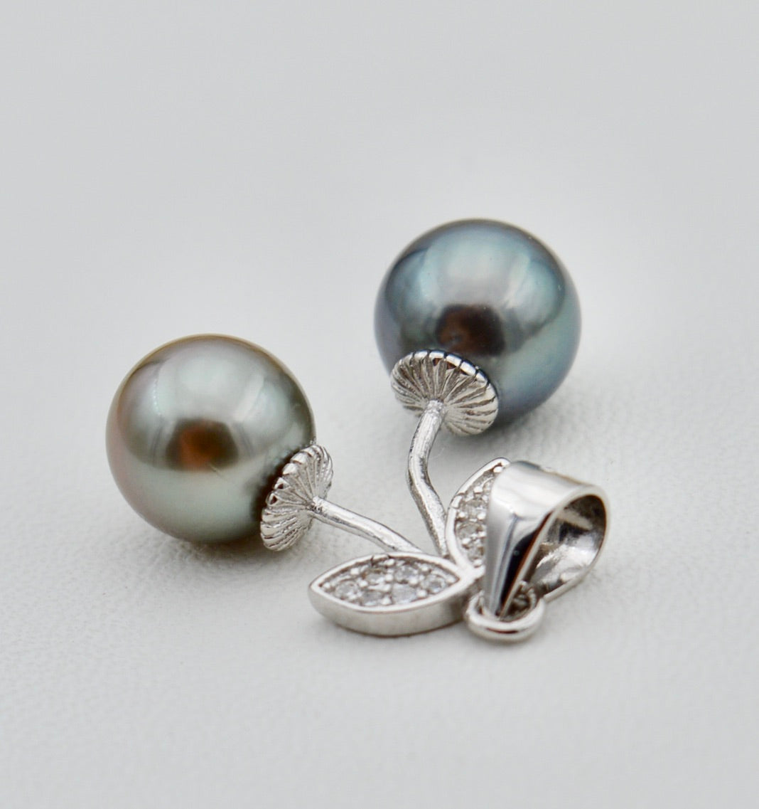 Collection Vaiarii 2 perles de Tahiti sur argent