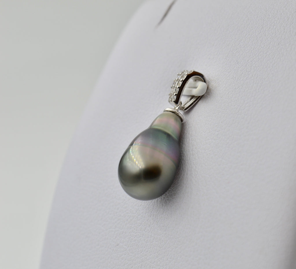 Collection Mangareva perle de 9mm sur argent