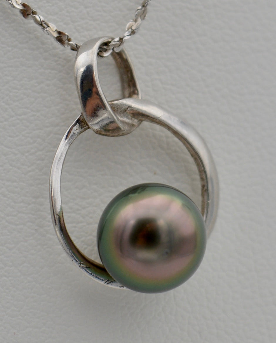 Collection Tere perle ronde de 8.2mm sur argent