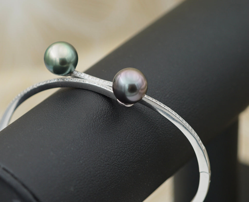 Collection Tevahine perles ronde de 9.7mm