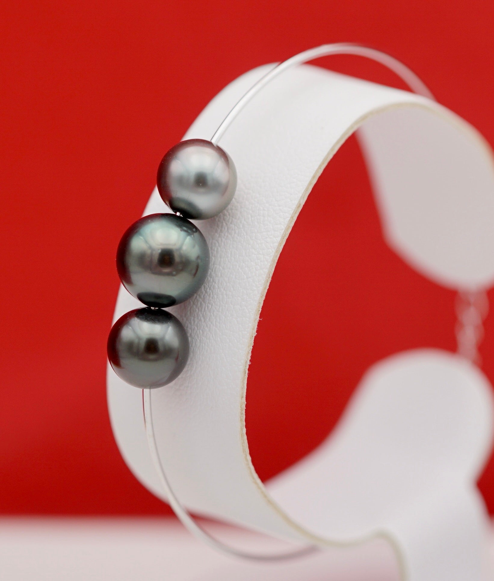 Collection Tahiti trois perles sur argent