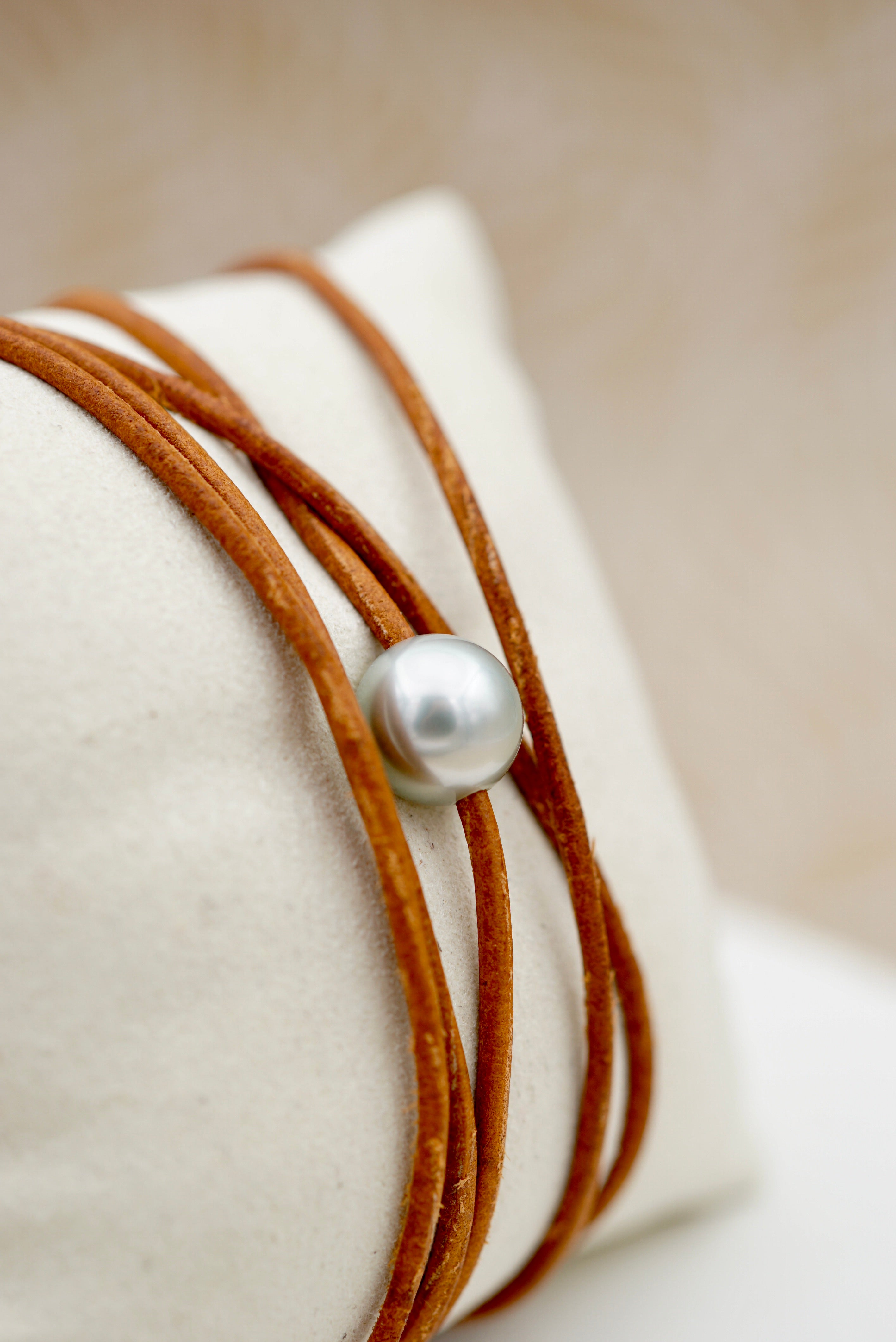 Collection Tiare perle ronde de 9.8mm
