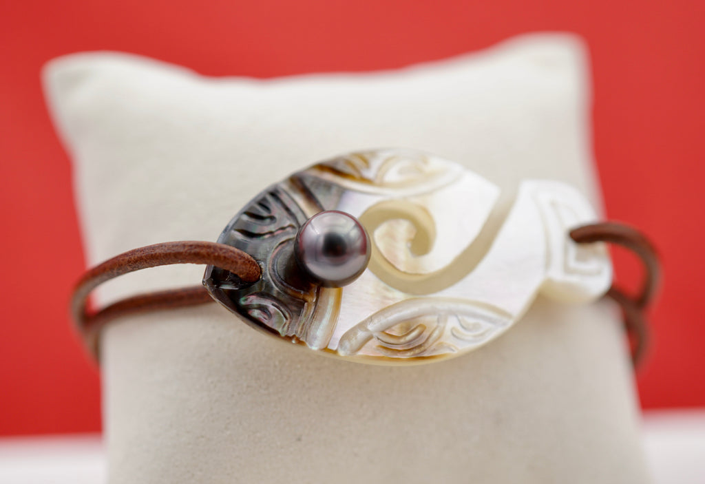 Collection Maitai perle semi ronde de 8.8mm