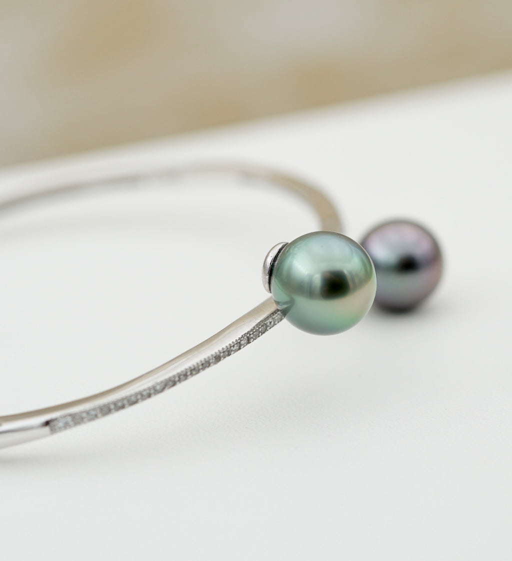 Collection Tevahine perles ronde de 9.7mm
