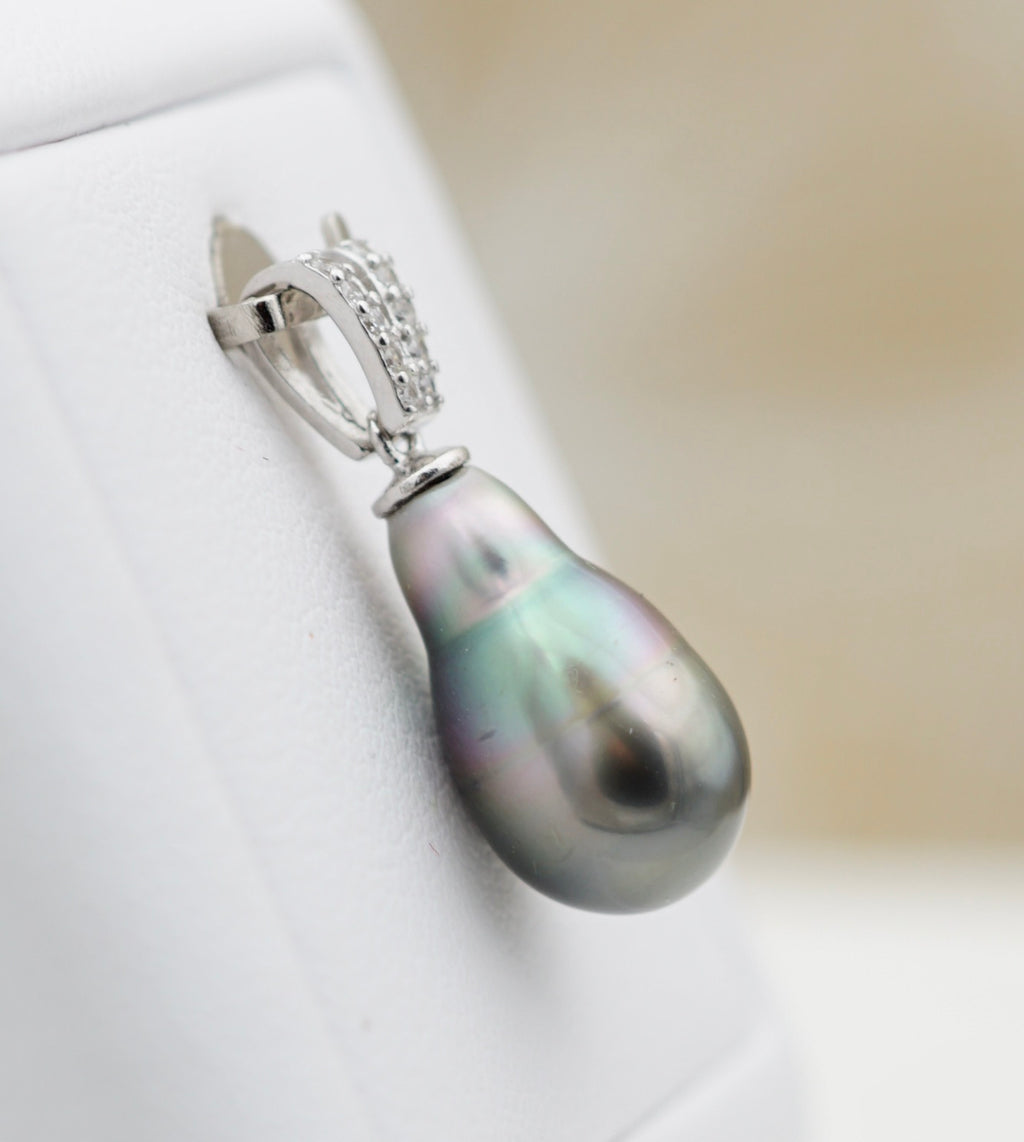 Collection Mangareva perle de 9mm sur argent