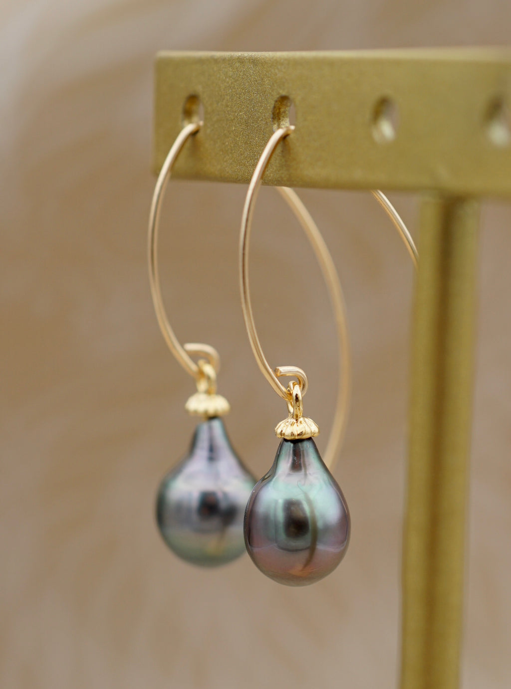 Hiva Oa perles baroques de Tahiti de 8.9mm