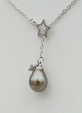 Makaroa perle de Tahiti baroque de 9.5mm