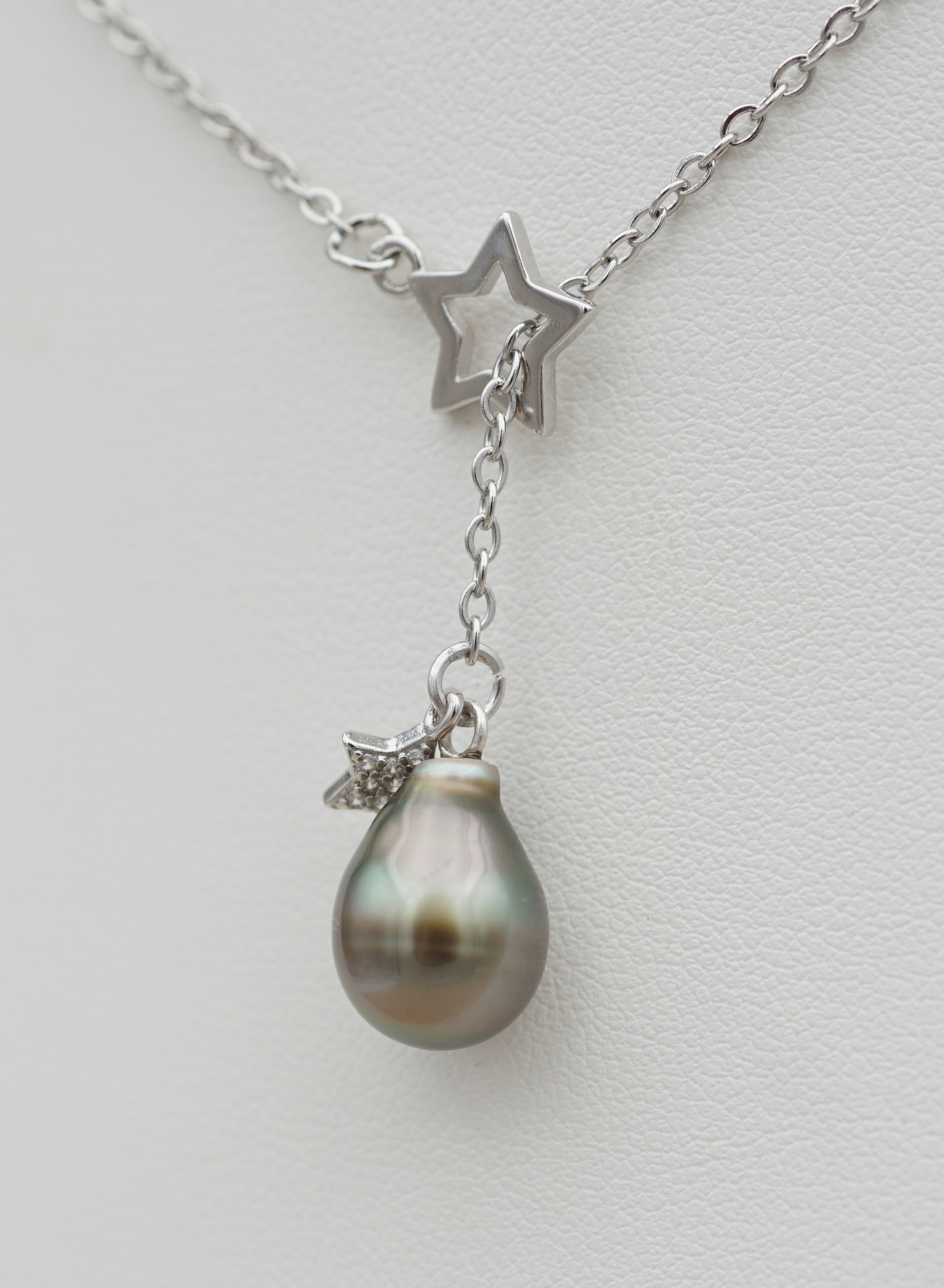 Makaroa perle de Tahiti baroque de 9.5mm