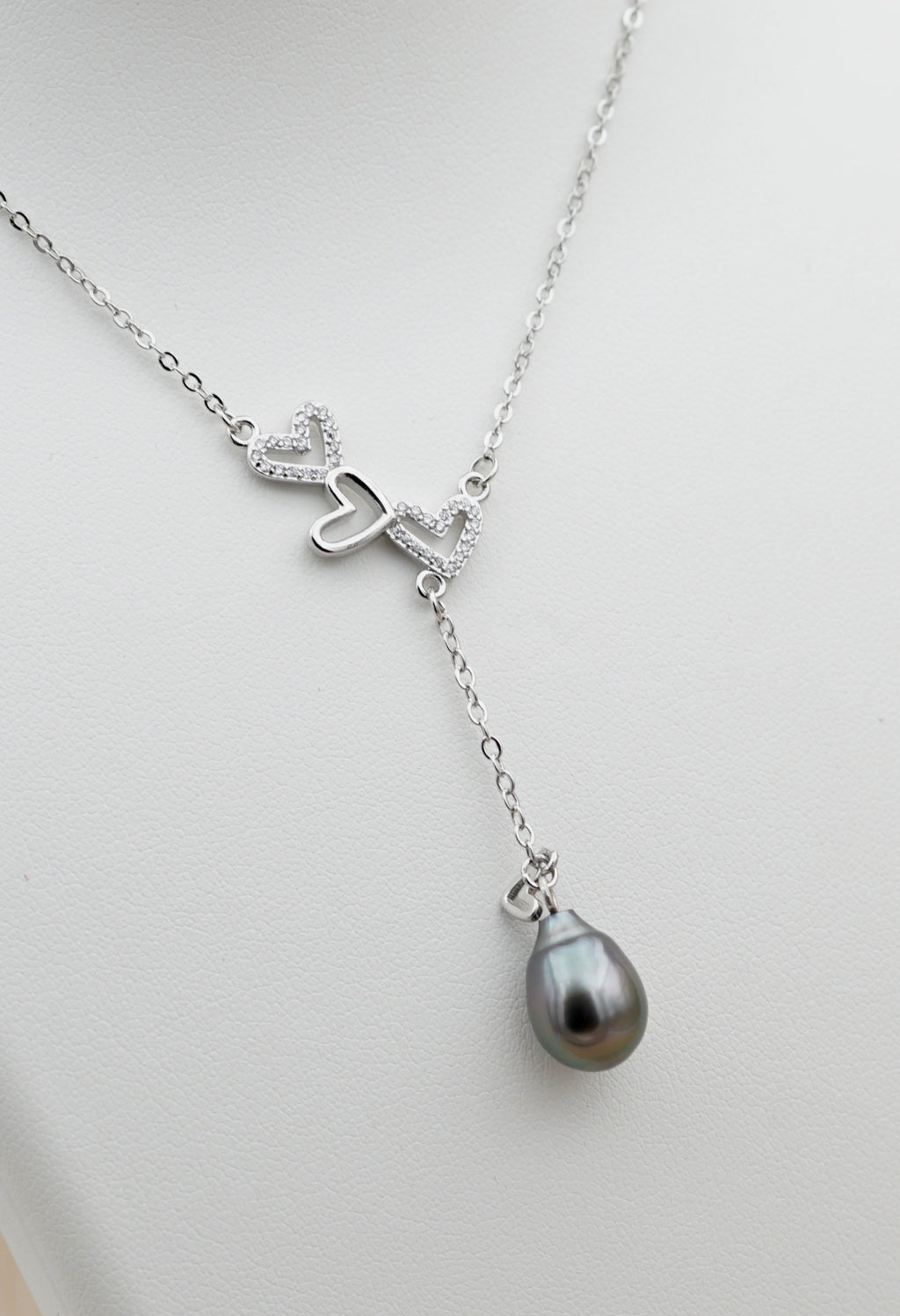 Moorea Perle baroque de Tahiti montée sur argent 925