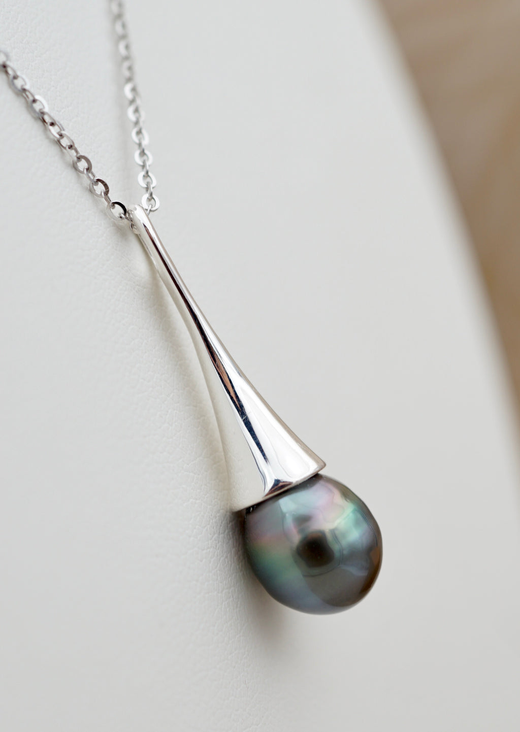 Nui perle de Tahiti cerclée de 9.2mm