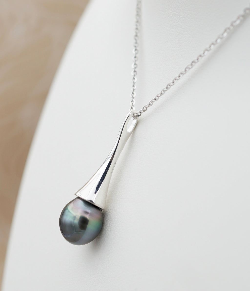 Nui perle de Tahiti cerclée de 9.2mm