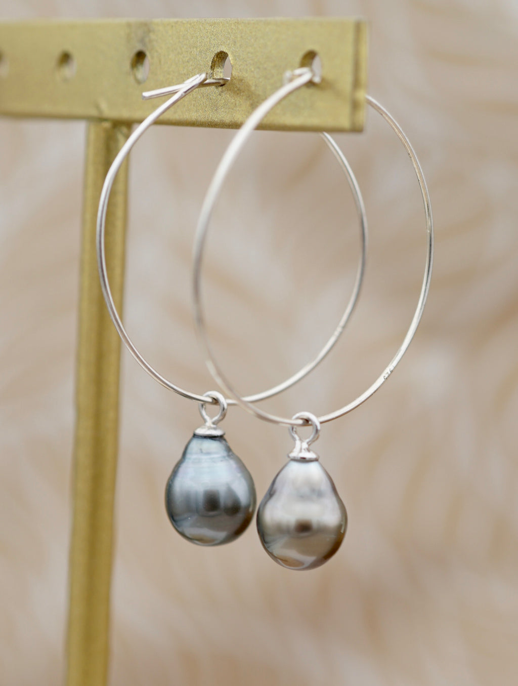 Tiaré perles de Tahiti baroques de 8.4mm