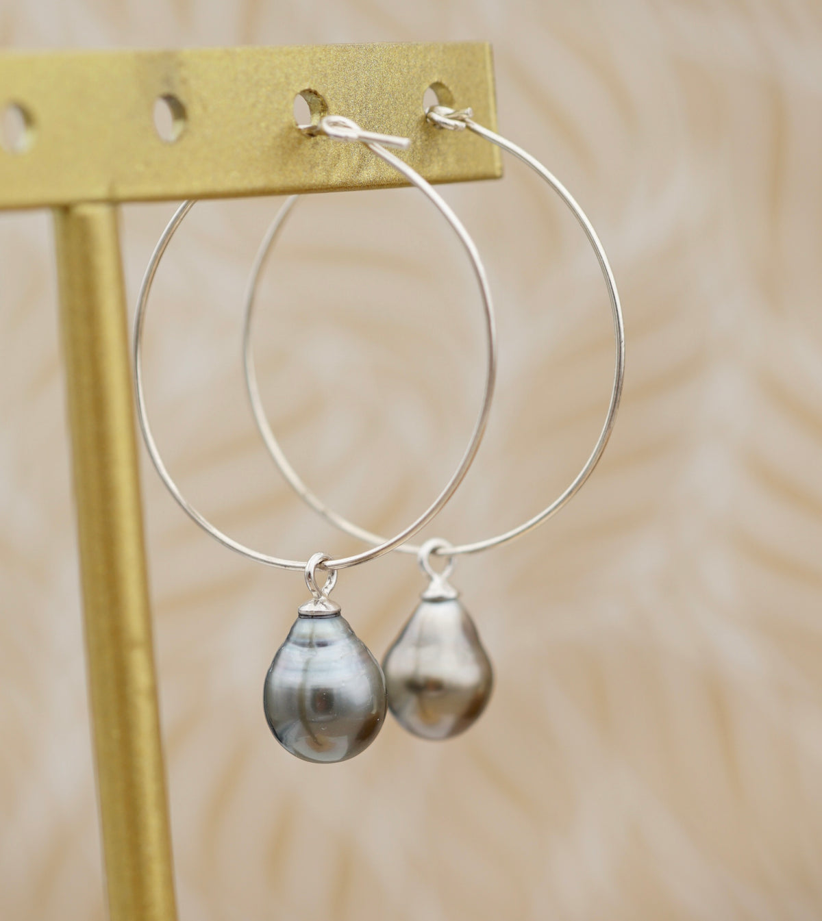 Tiaré perles de Tahiti baroques de 8.4mm