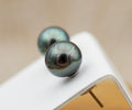 Taapuna perles de Tahiti de 8.6mm sur argent